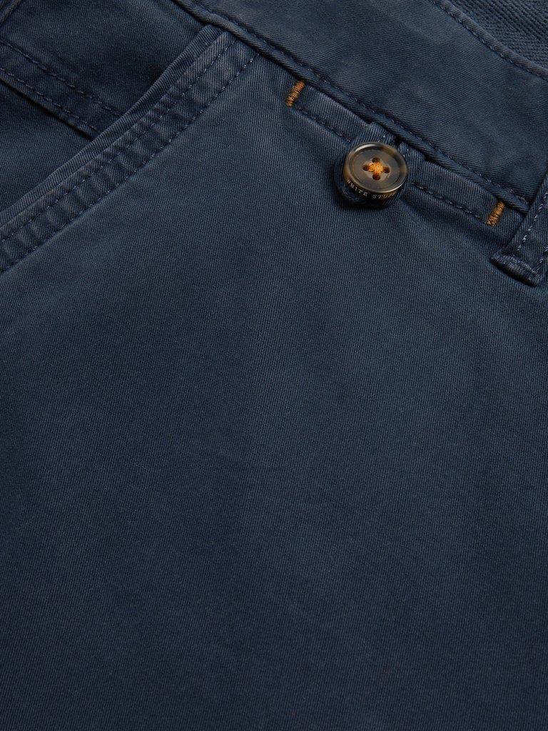 Sutton Organic Chino Short in DARK NAVY - FLAT DETAIL