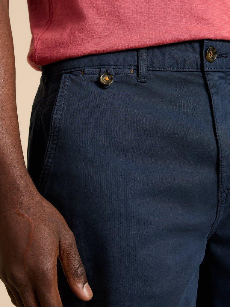 Sutton Organic Chino Short in DARK NAVY | White Stuff