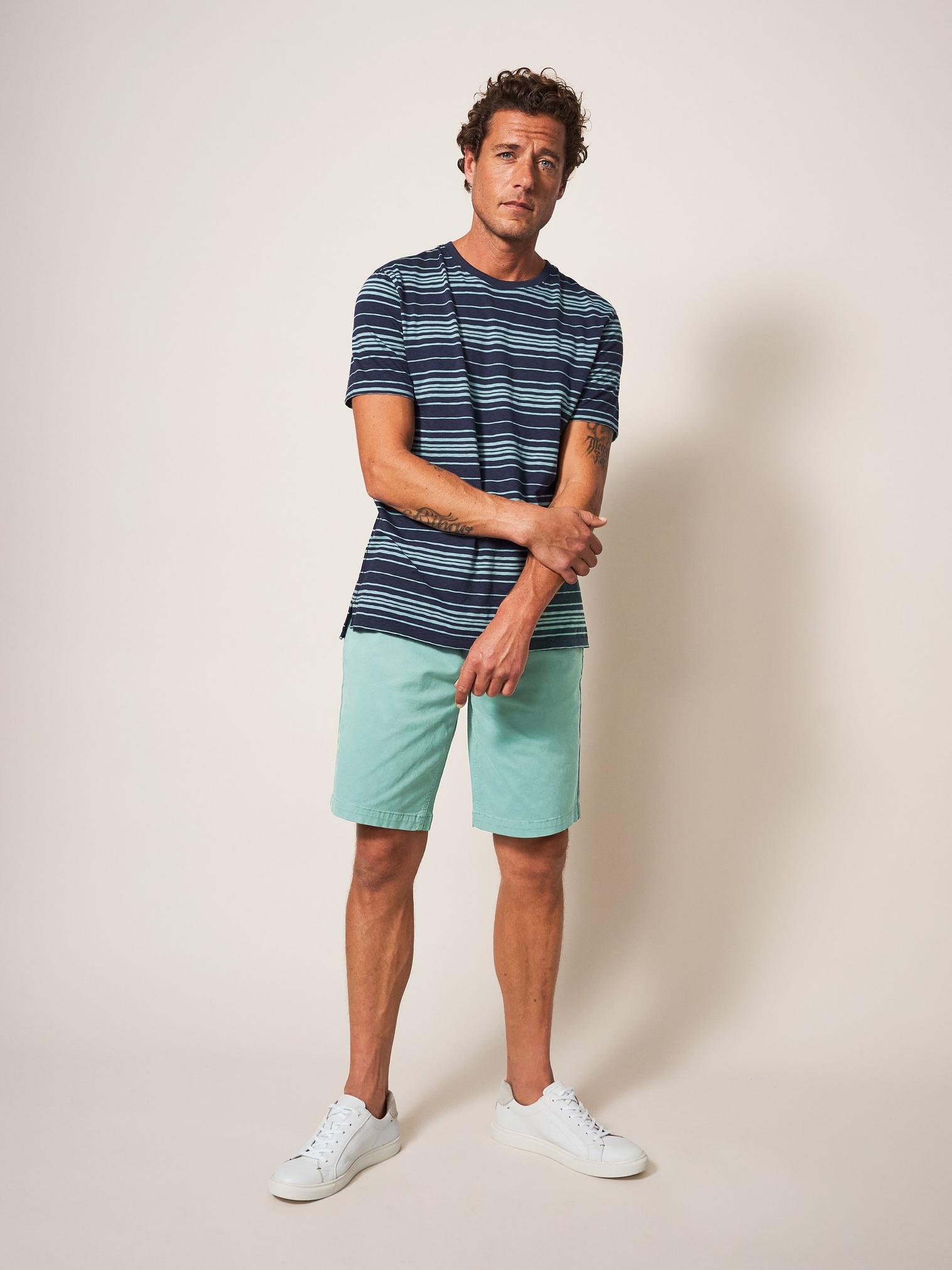 Sutton Organic Chino Short in MINT GREEN - LIFESTYLE