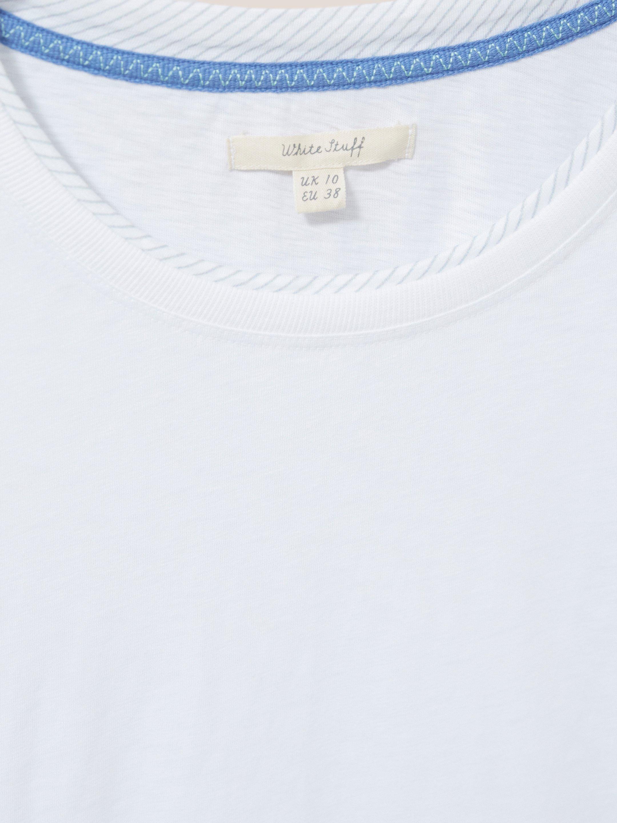 ANNABEL LS TEE in BRILLIANT WHITE | White Stuff