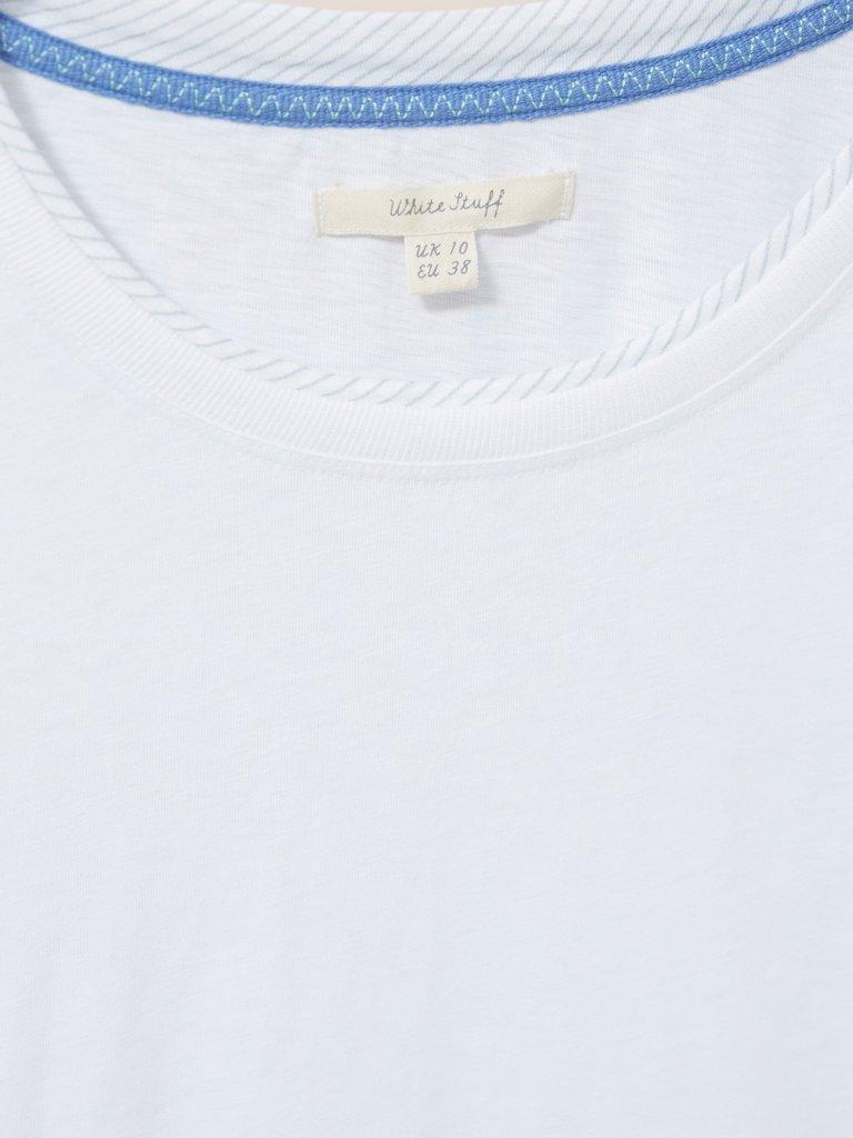 ANNABEL LS TEE in BRILLIANT WHITE | White Stuff