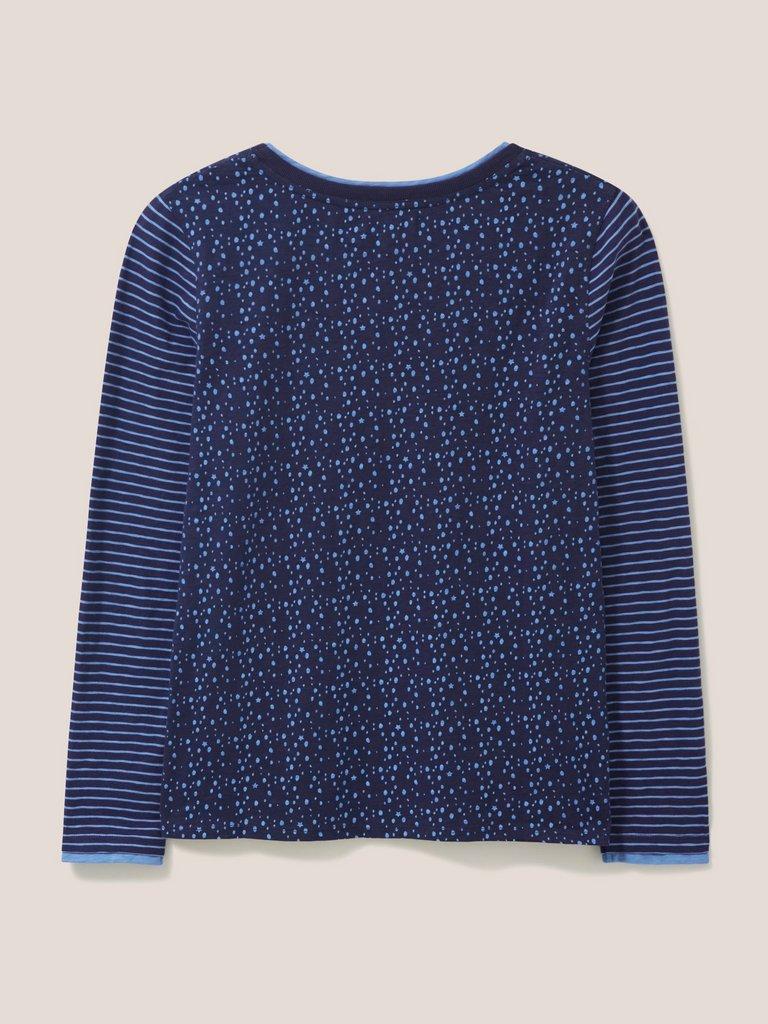 Annabel Ls Tee in NAVY PR - FLAT BACK