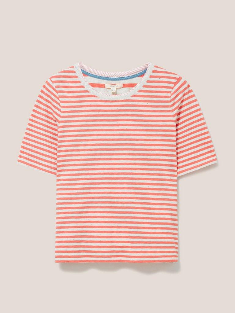 ANNABEL TEE in PINK MLT - FLAT FRONT