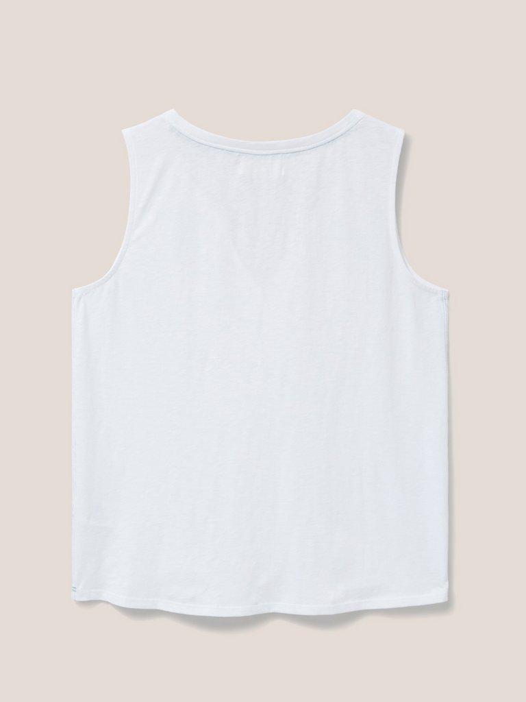 LAILA VEST in BRILLIANT WHITE | White Stuff