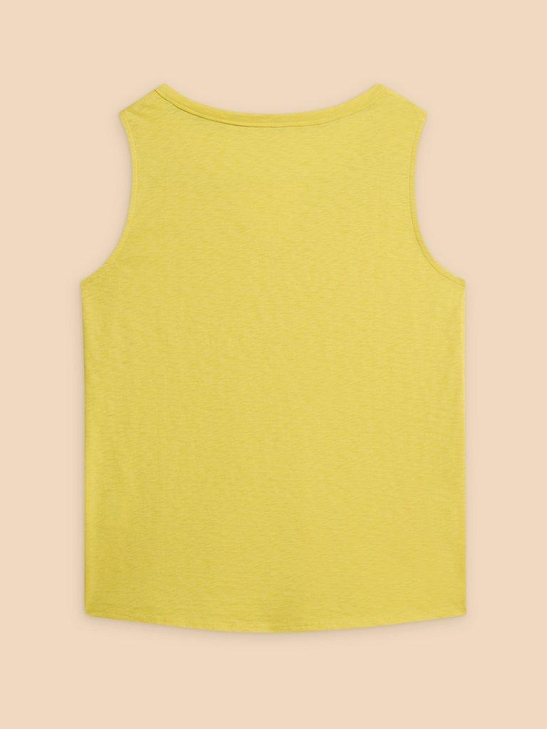 LAILA VEST in MID YELLOW - FLAT BACK