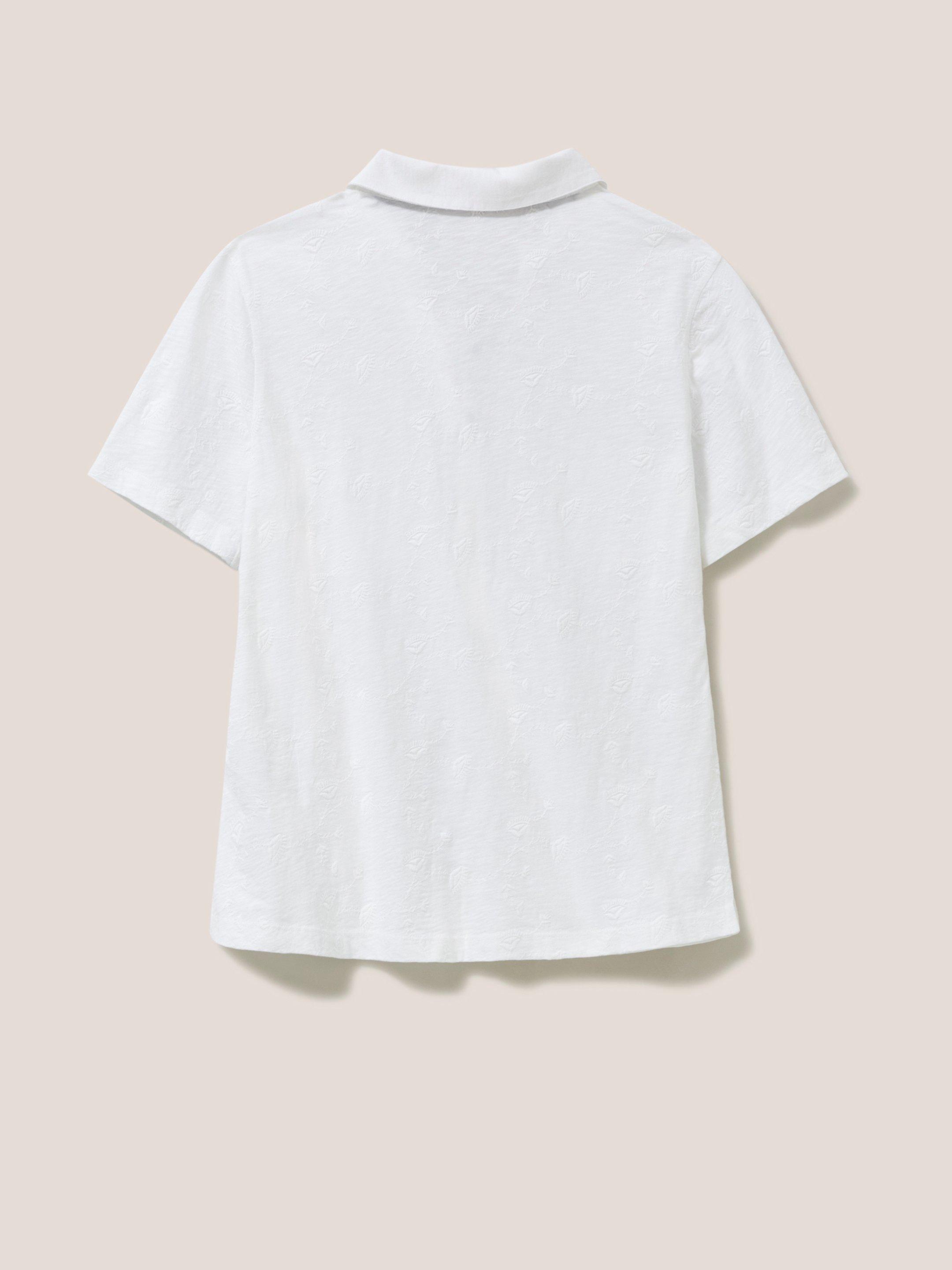 peepinsidehead store EMBROIDERY TEE ホワイト-