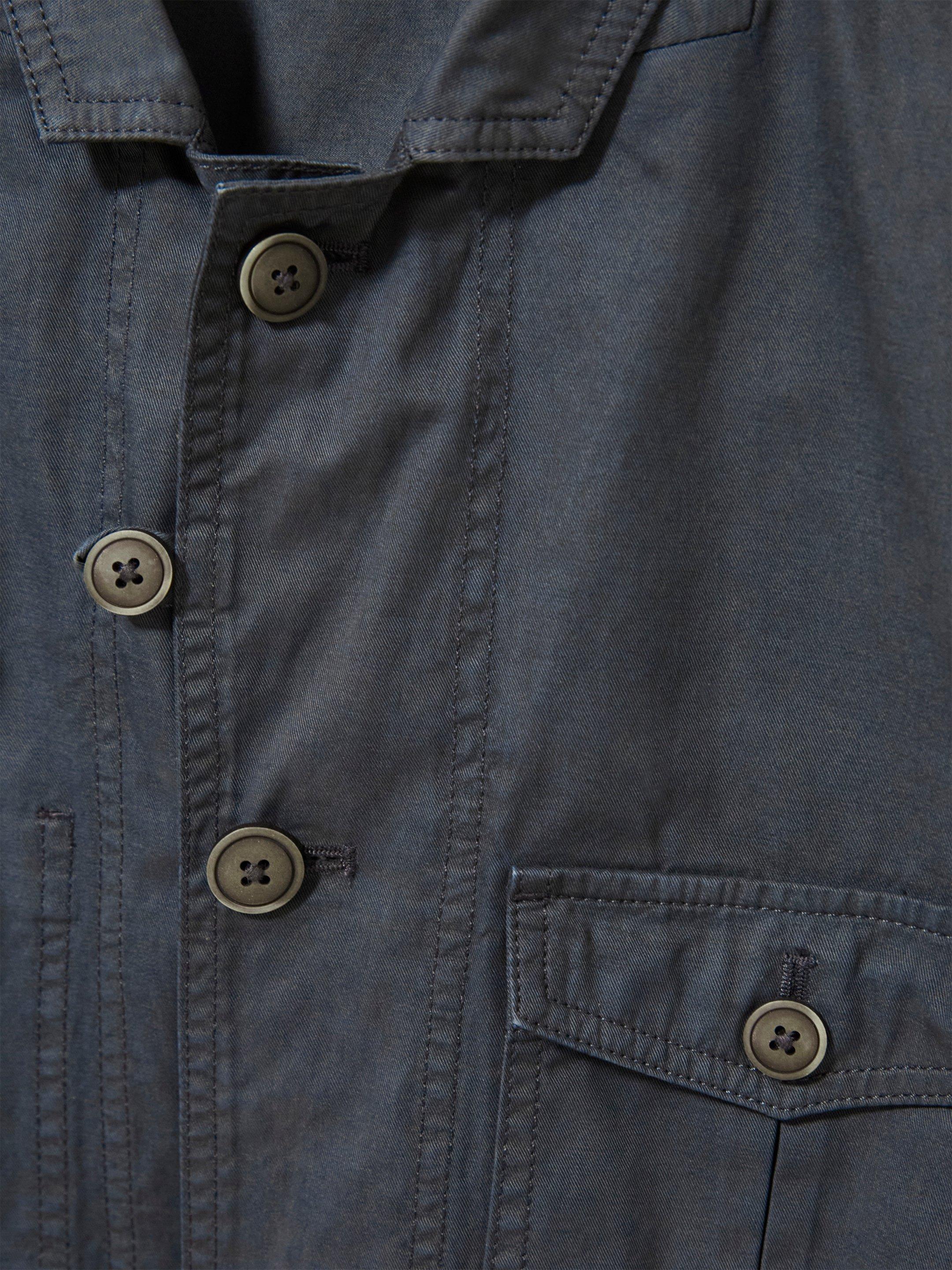 Workwear Jacket in DARK NAVY - FLAT DETAIL