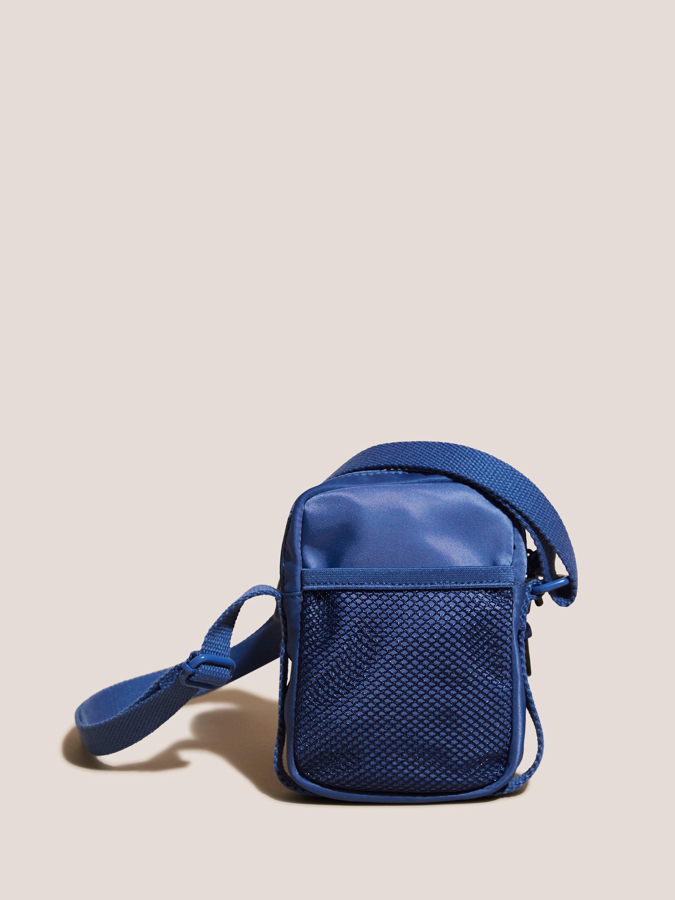 Nylon Phone Bag in COBLT BLUE - FLAT BACK