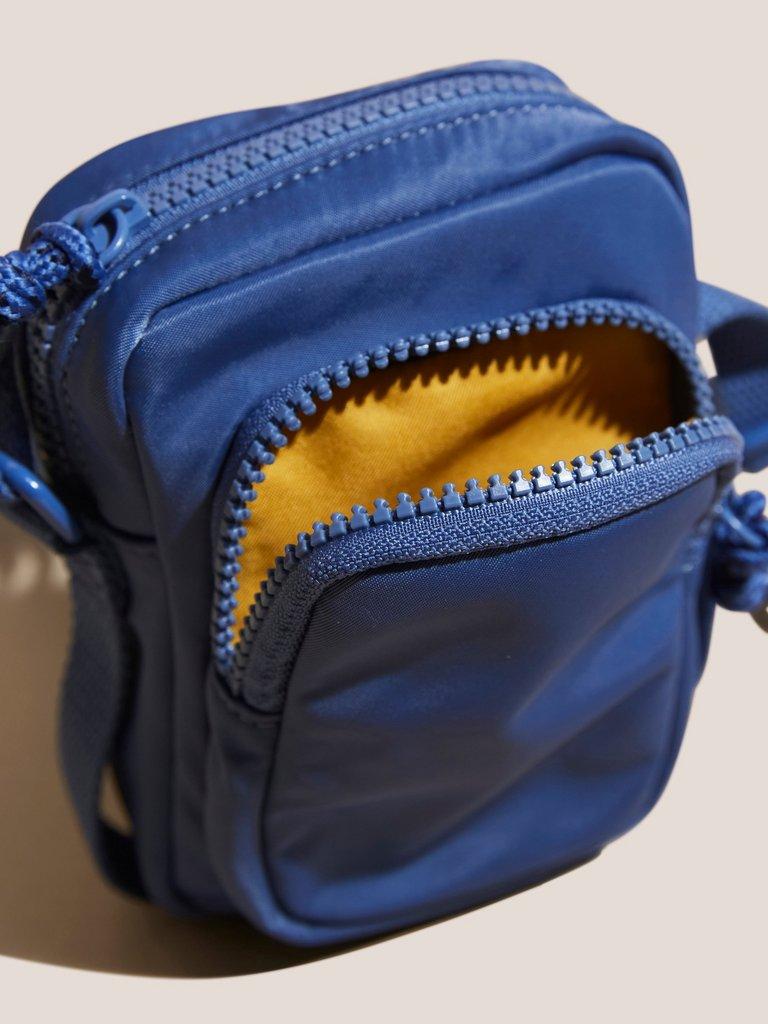 Nylon Phone Bag in COBLT BLUE - FLAT DETAIL