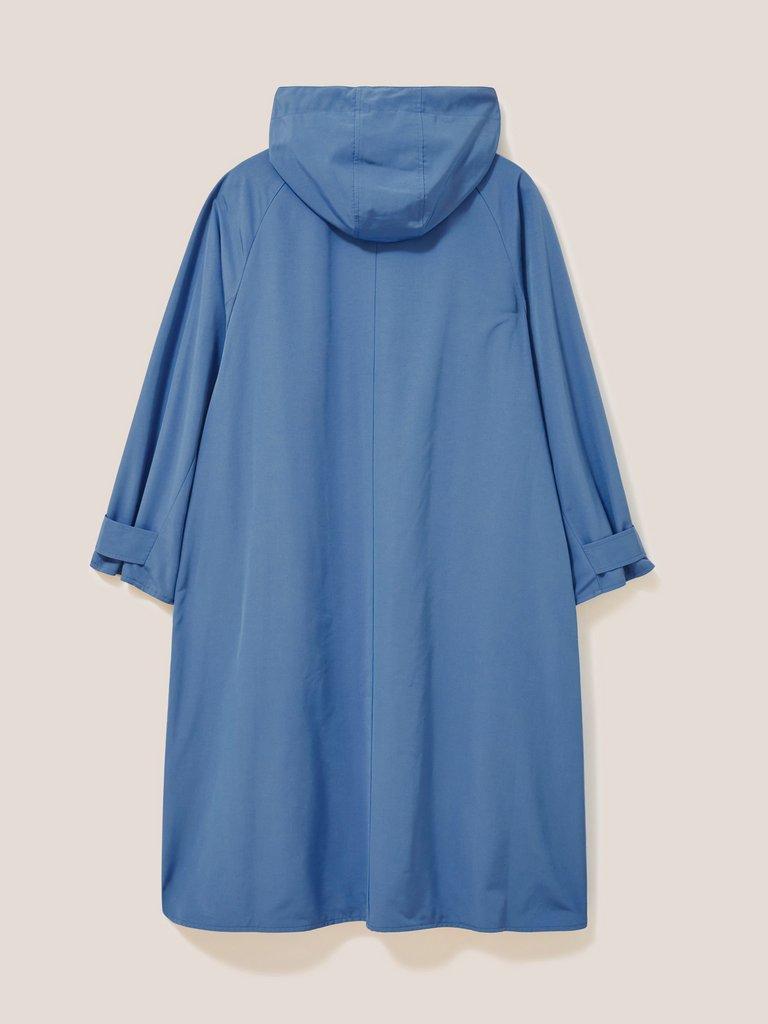 Evie Changing Robe in MID BLUE - FLAT BACK