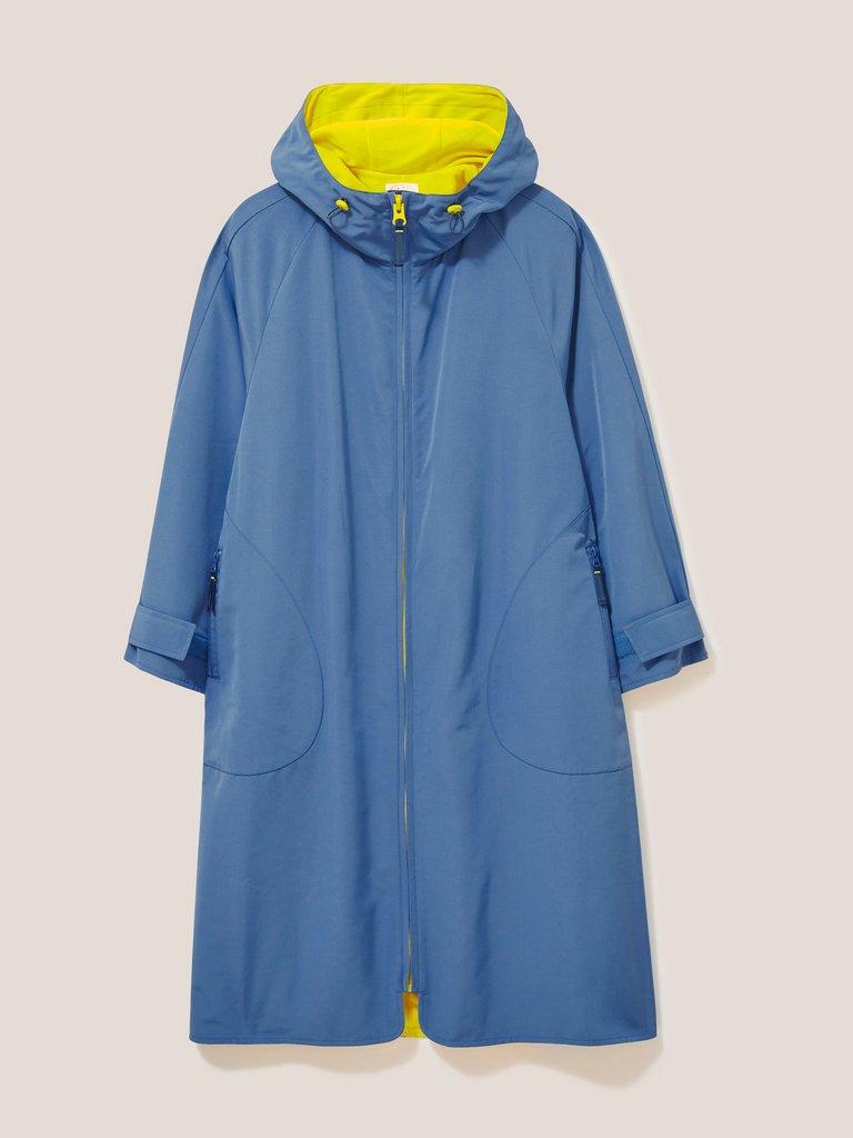 Evie Changing Robe in MID BLUE - FLAT FRONT