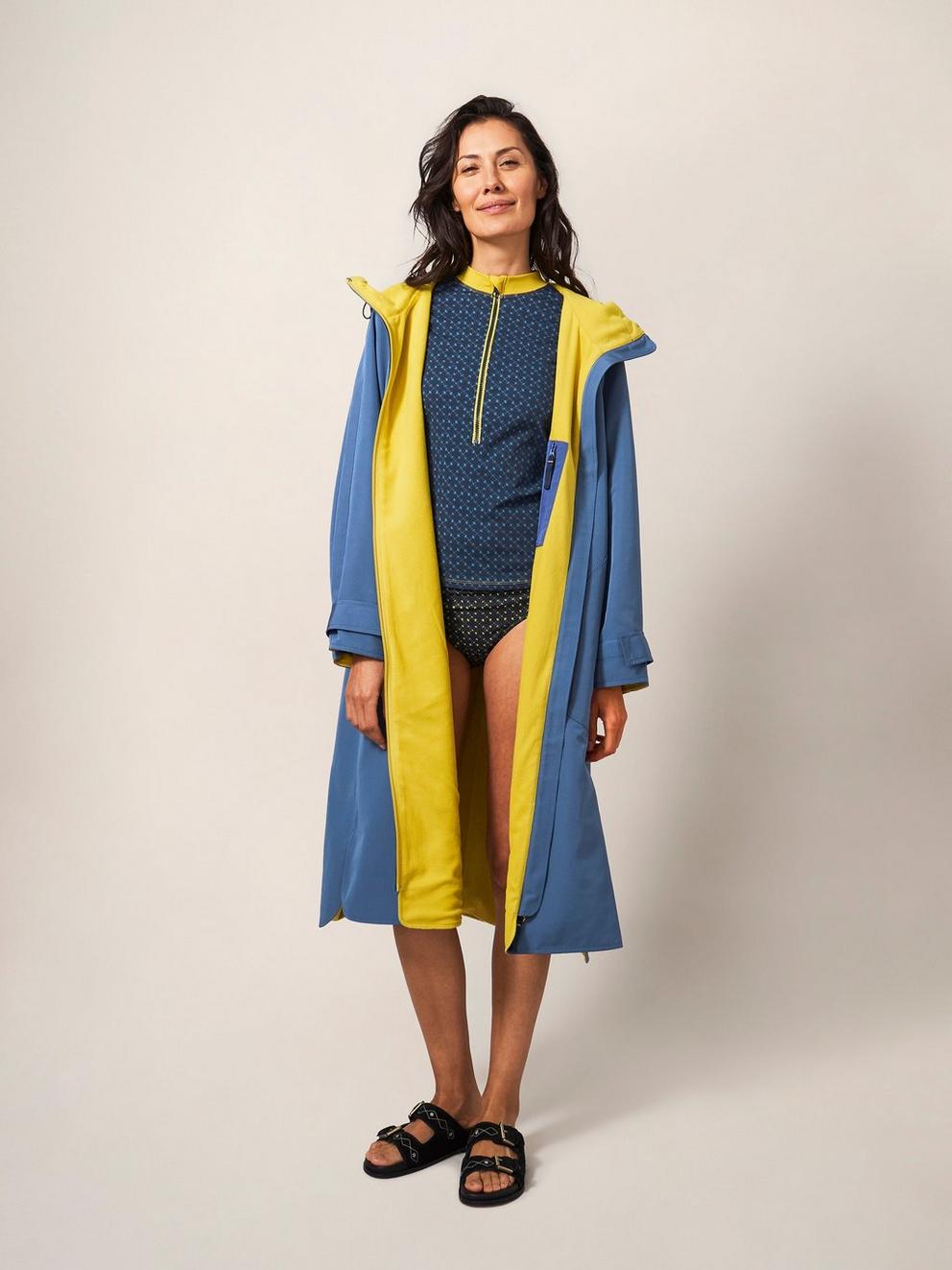 Evie Changing Robe in MID BLUE - LIFESTYLE