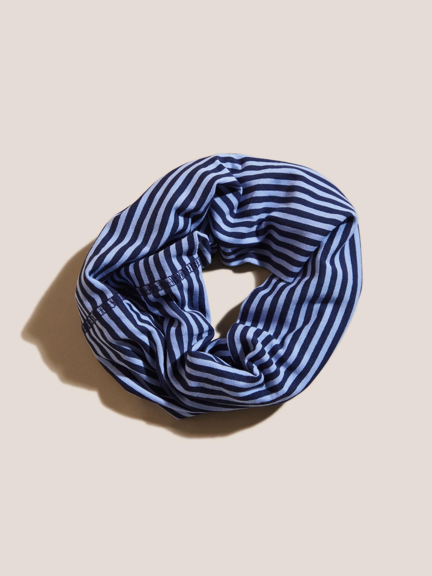 Versatile 1 Size Jersey Roll  in BLUE MLT - FLAT FRONT