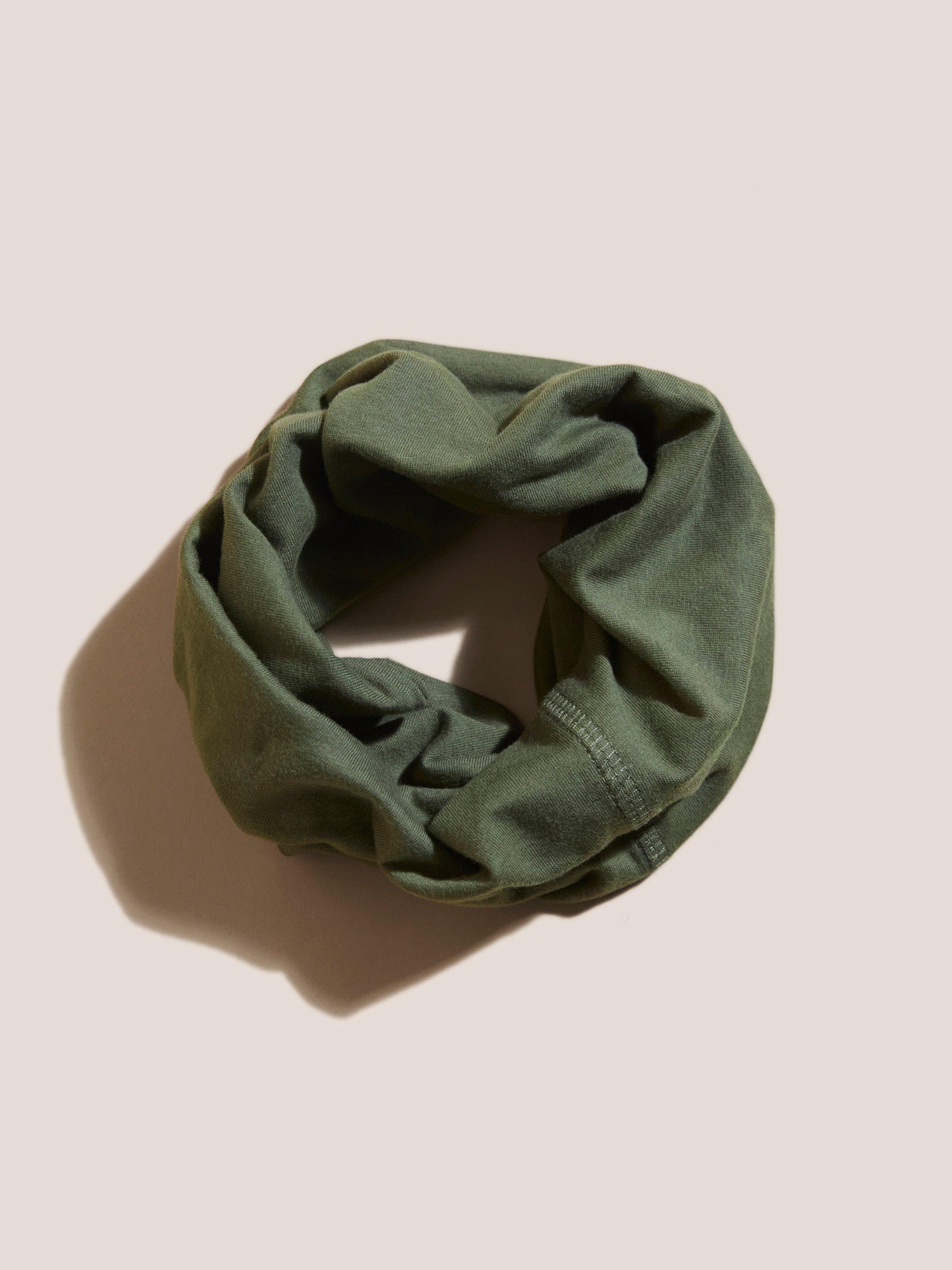 Versatile 1 Size Jersey Roll  in DK GREEN - FLAT FRONT