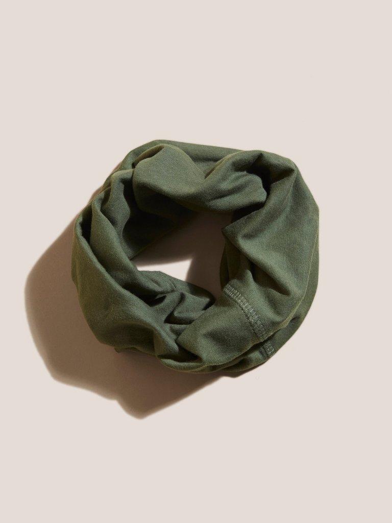 Versatile 1 Size Jersey Roll  in DK GREEN - FLAT FRONT