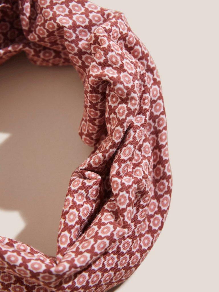 Versatile 1 Size Jersey Roll  in DUS PINK - FLAT DETAIL