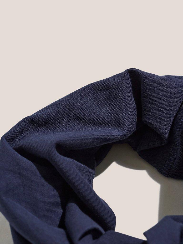 Versatile 1 Size Jersey Roll  in FR NAVY - FLAT DETAIL