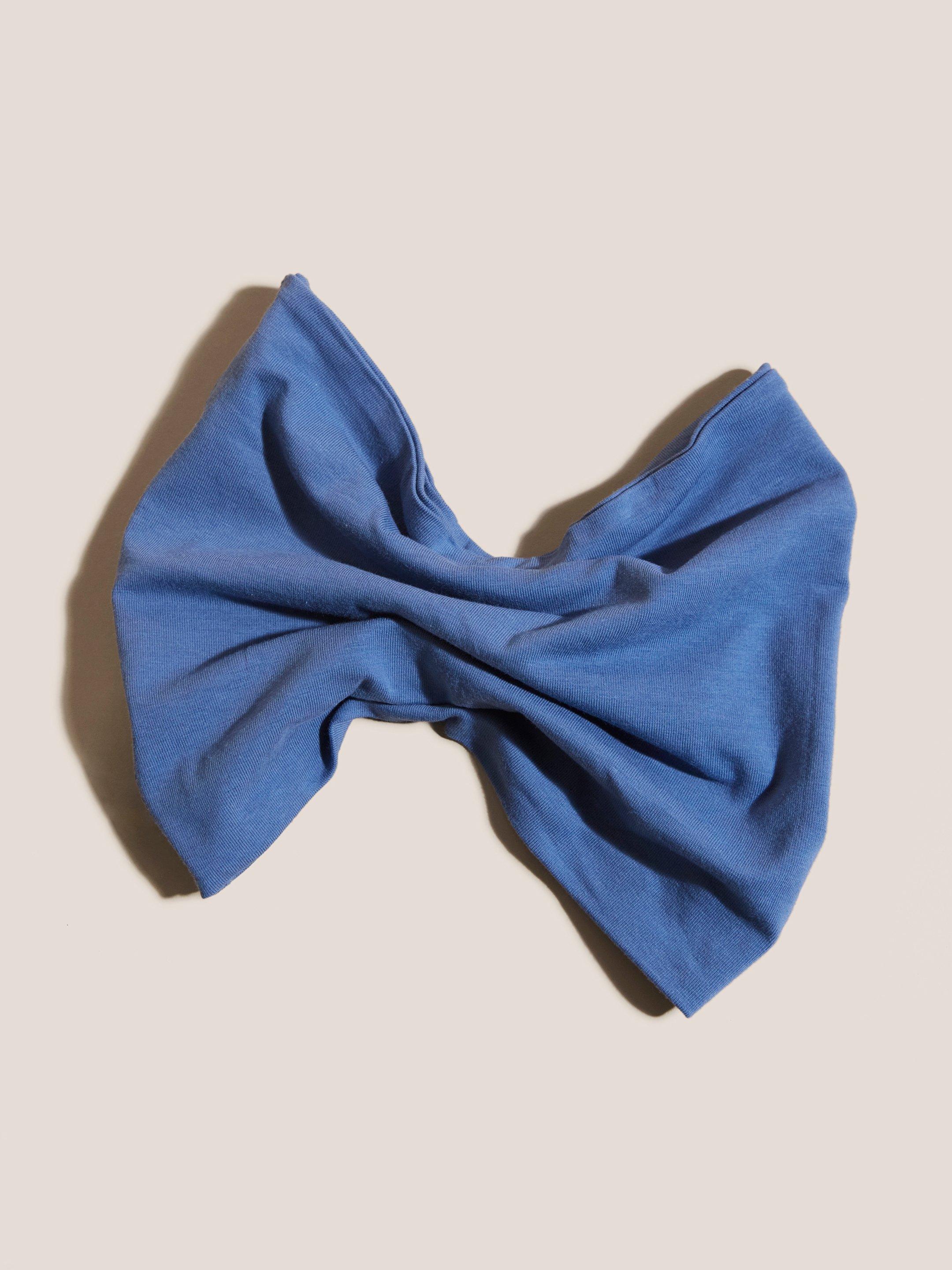 Versatile 1 Size Jersey Roll  in MID BLUE - FLAT BACK
