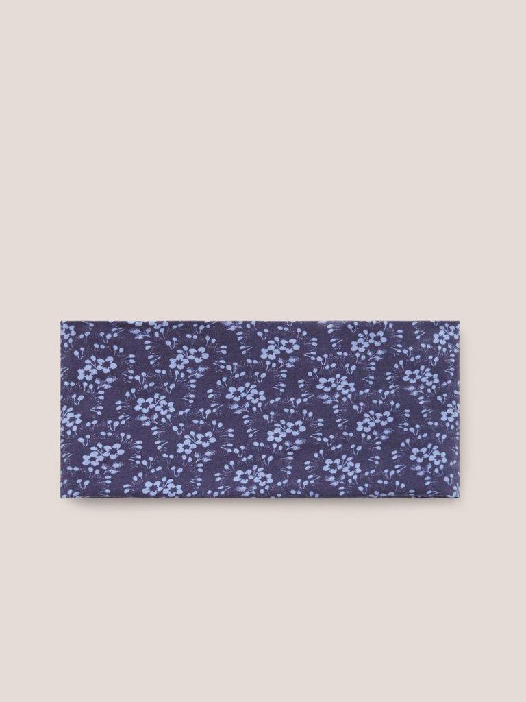 Versatile 1 Size Jersey Roll  in NAVY MULTI - FLAT DETAIL