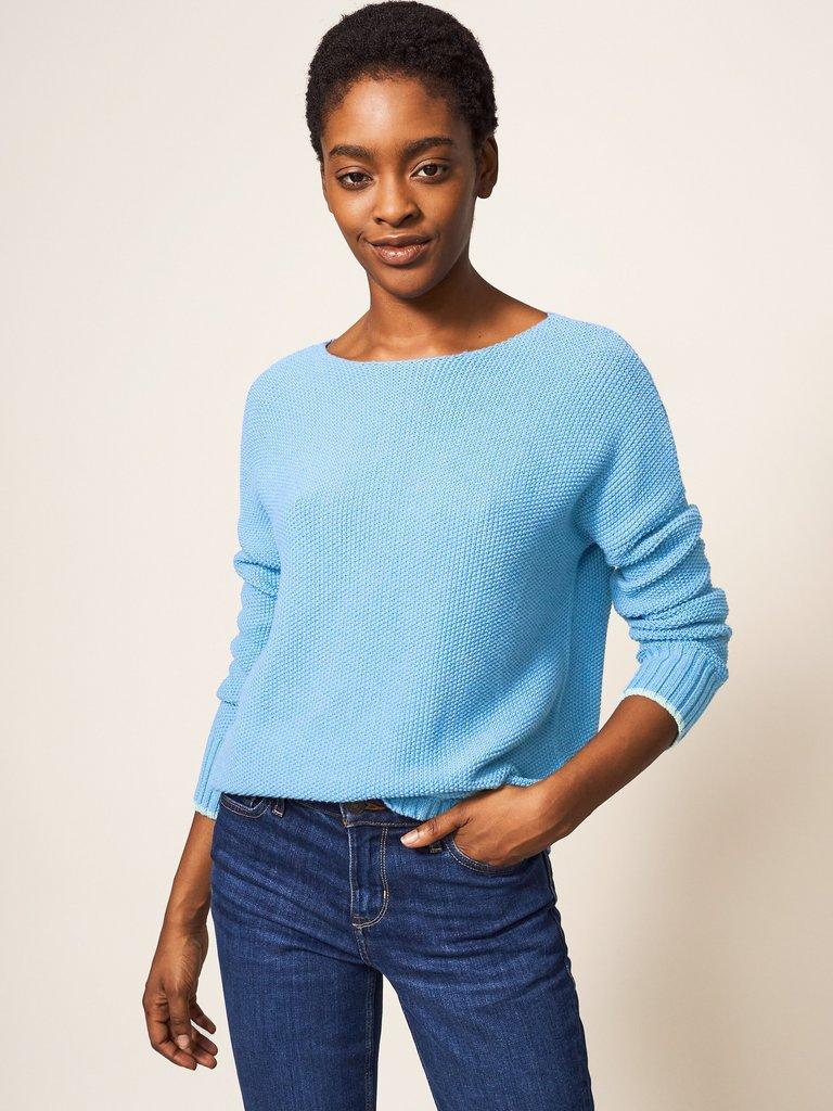 Pale blue ladies jumper hotsell