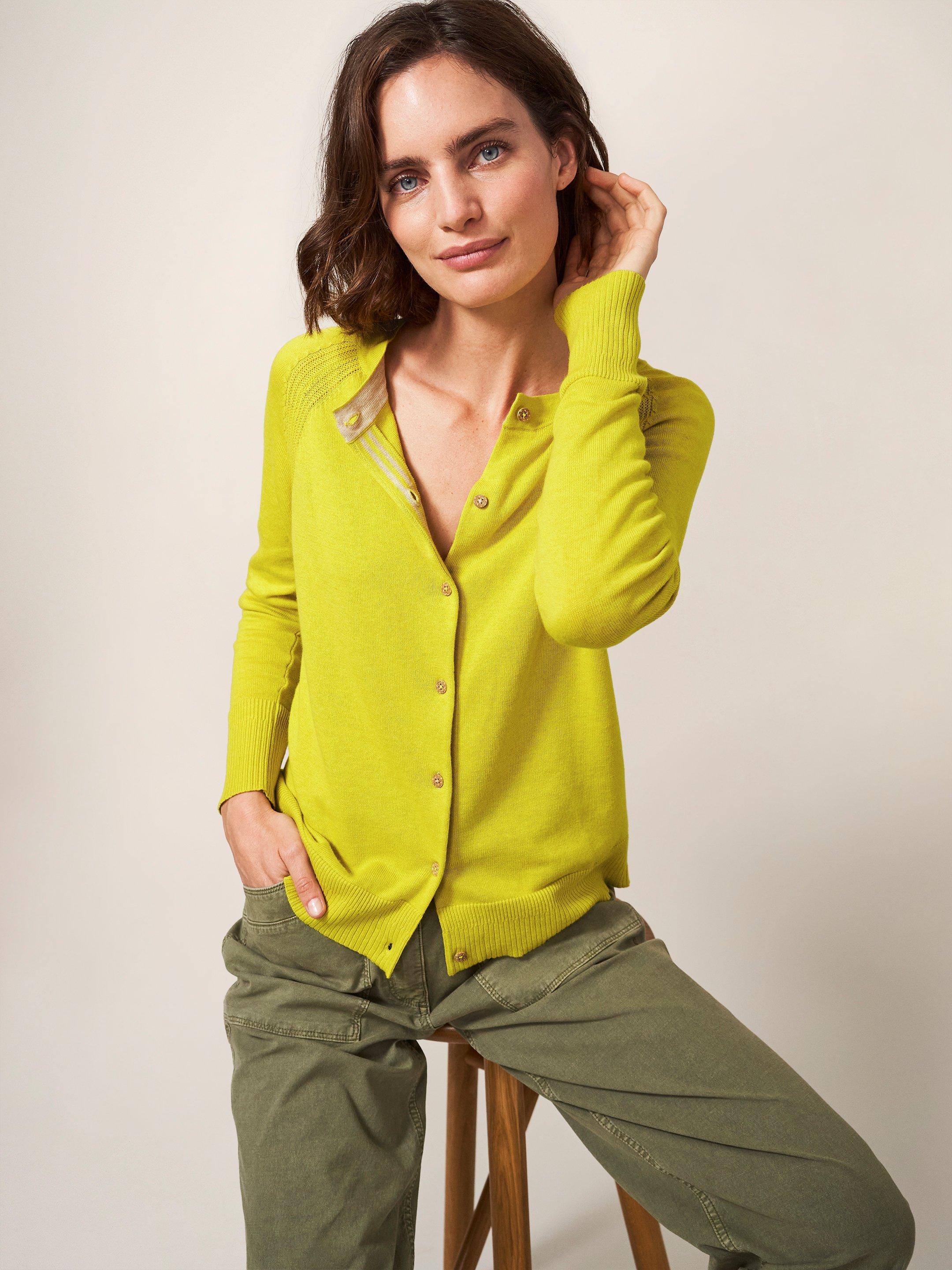 Loft yellow cardigan sale