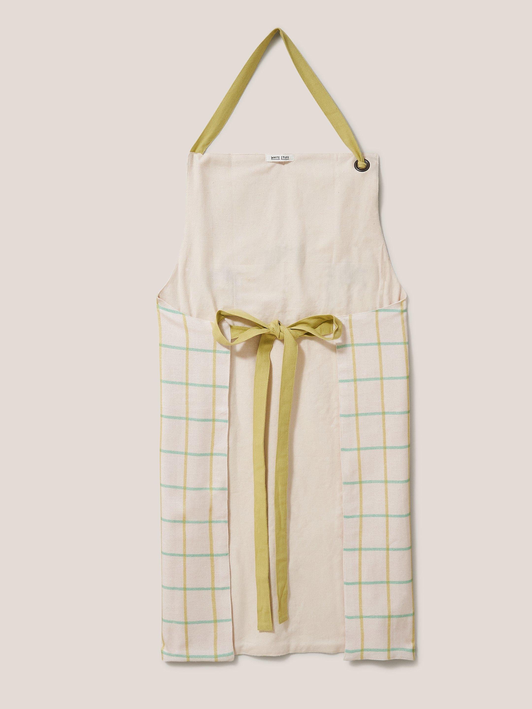 Check  Palms Apron in NAT MLT - FLAT BACK