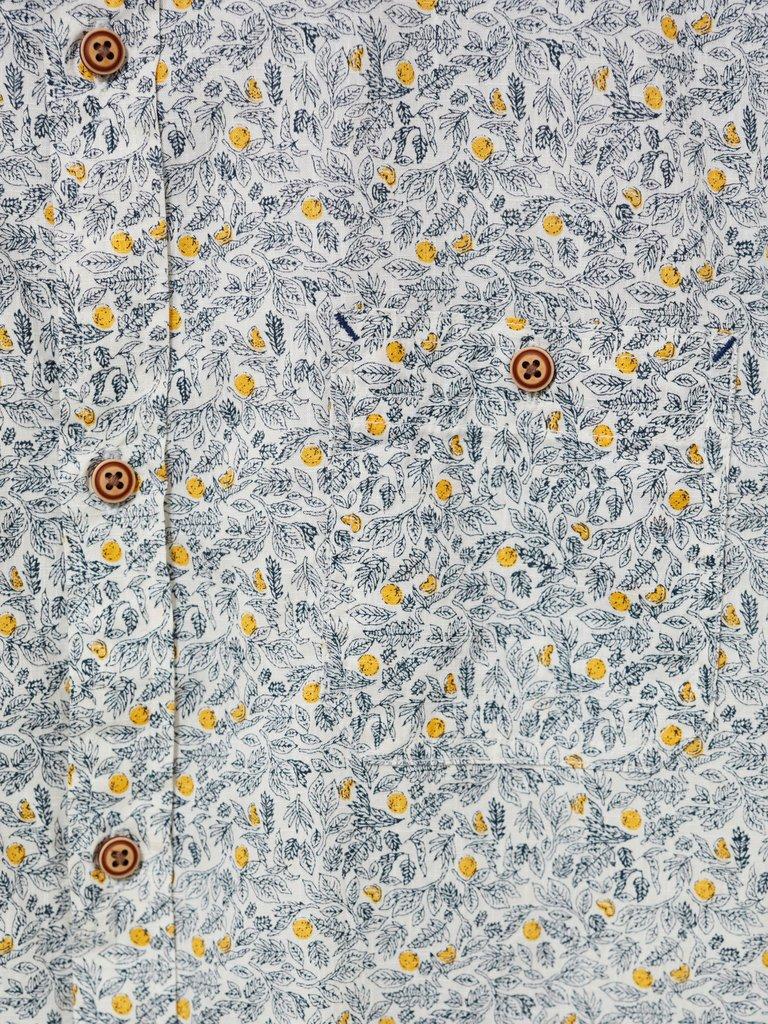 Clementine Print Shirt in IVORY MLT - FLAT DETAIL