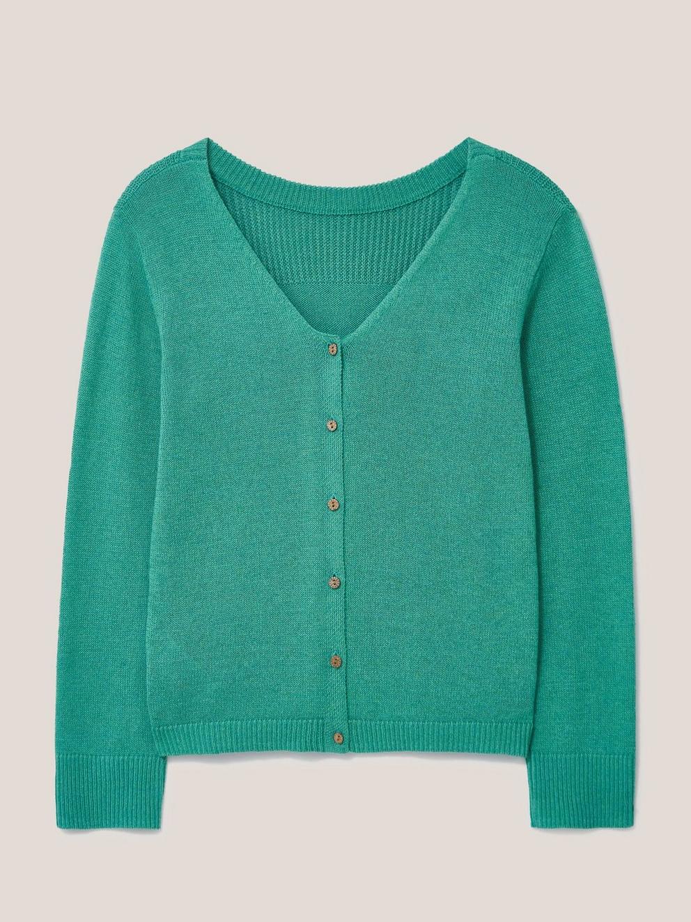 HANNAH JUMPER in DUS GREEN - FLAT FRONT