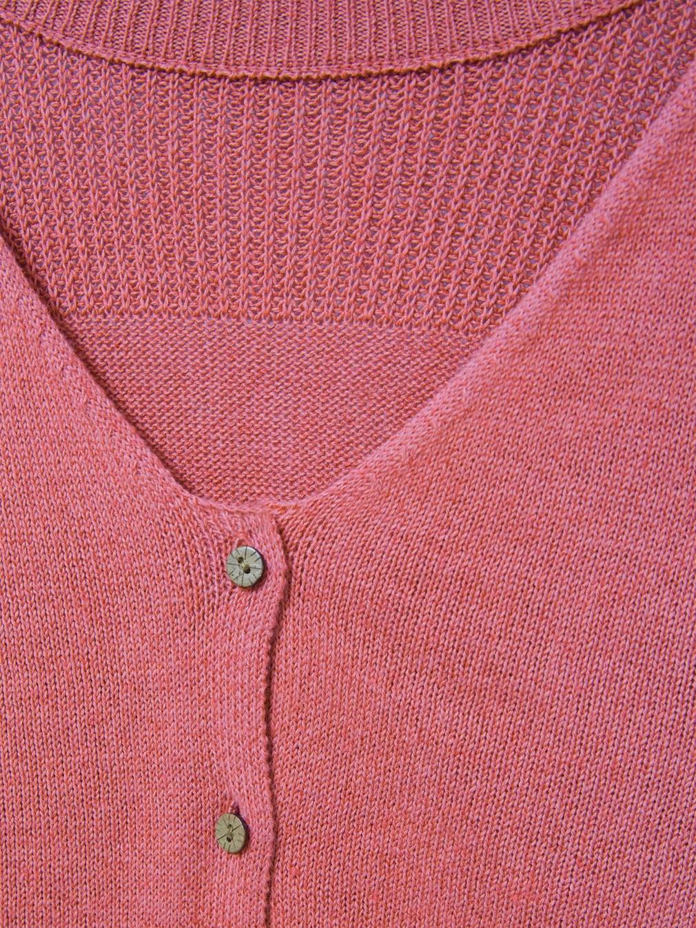 HANNAH JUMPER in MID PINK - FLAT DETAIL