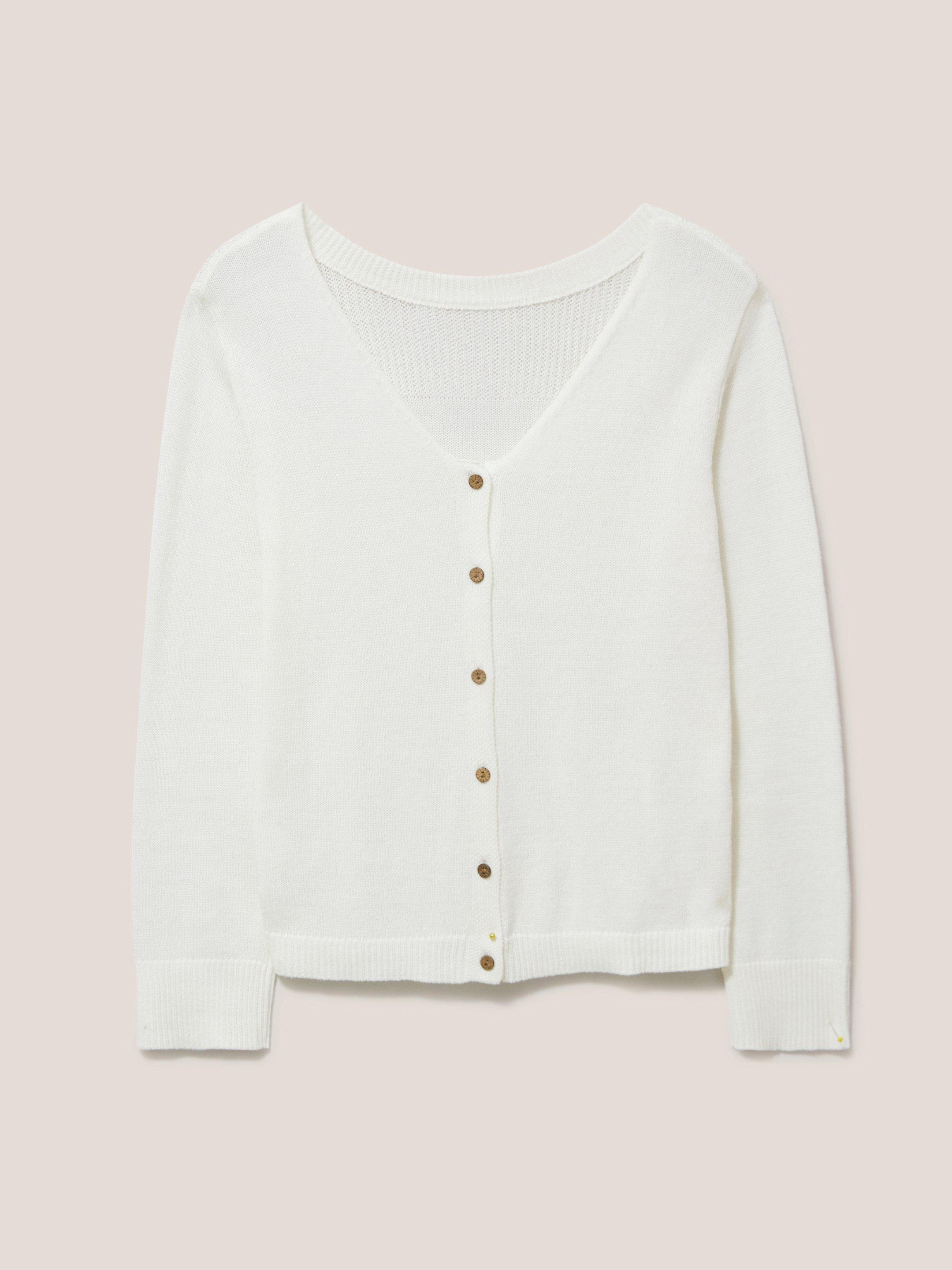 HANNAH JUMPER in NAT WHITE - FLAT FRONT