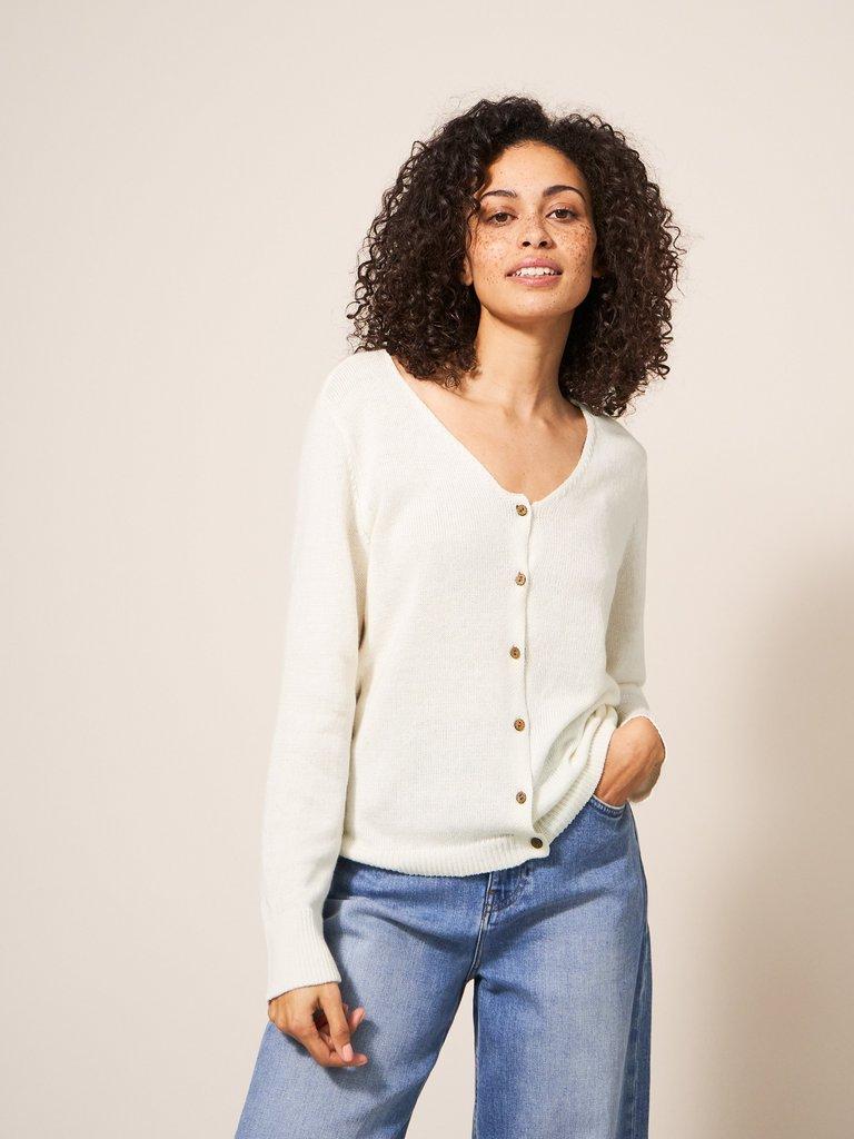 HANNAH JUMPER in NATURAL WHITE | White Stuff