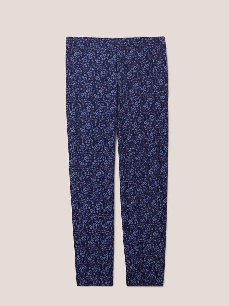 Maison Eco Vero Jersey Trousers in NAVY PR - FLAT BACK