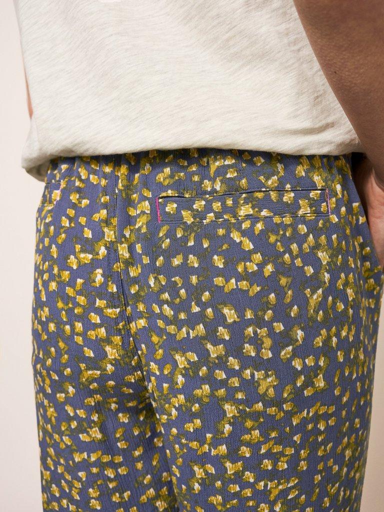 Magenta Crinkle Trouser in PURPLE MLT - MODEL DETAIL