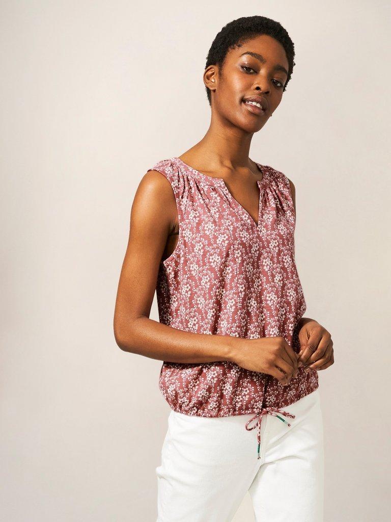 SUNRISE PRINT VEST in PINK PR - LIFESTYLE