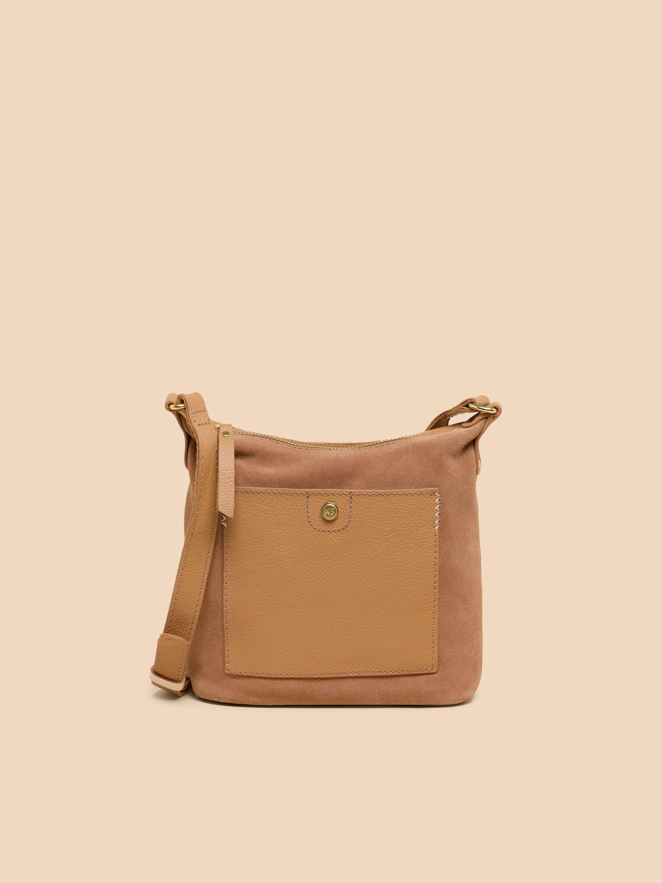 Light tan shop cross body bag