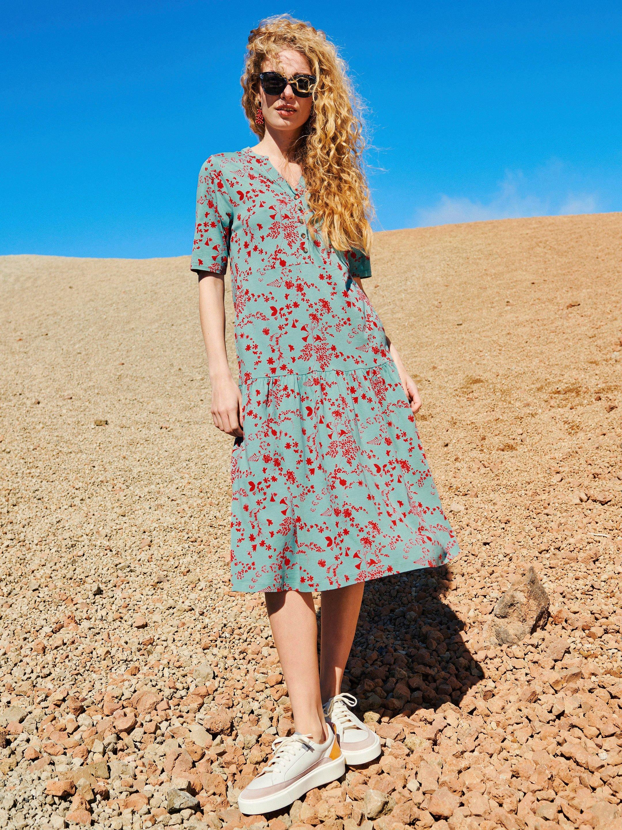 Faithfull the brand emilia hotsell midi dress