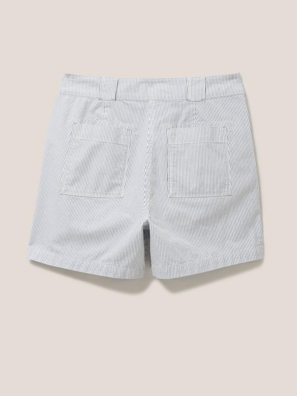 Tessa Chino Shorts in IVORY MLT - FLAT BACK