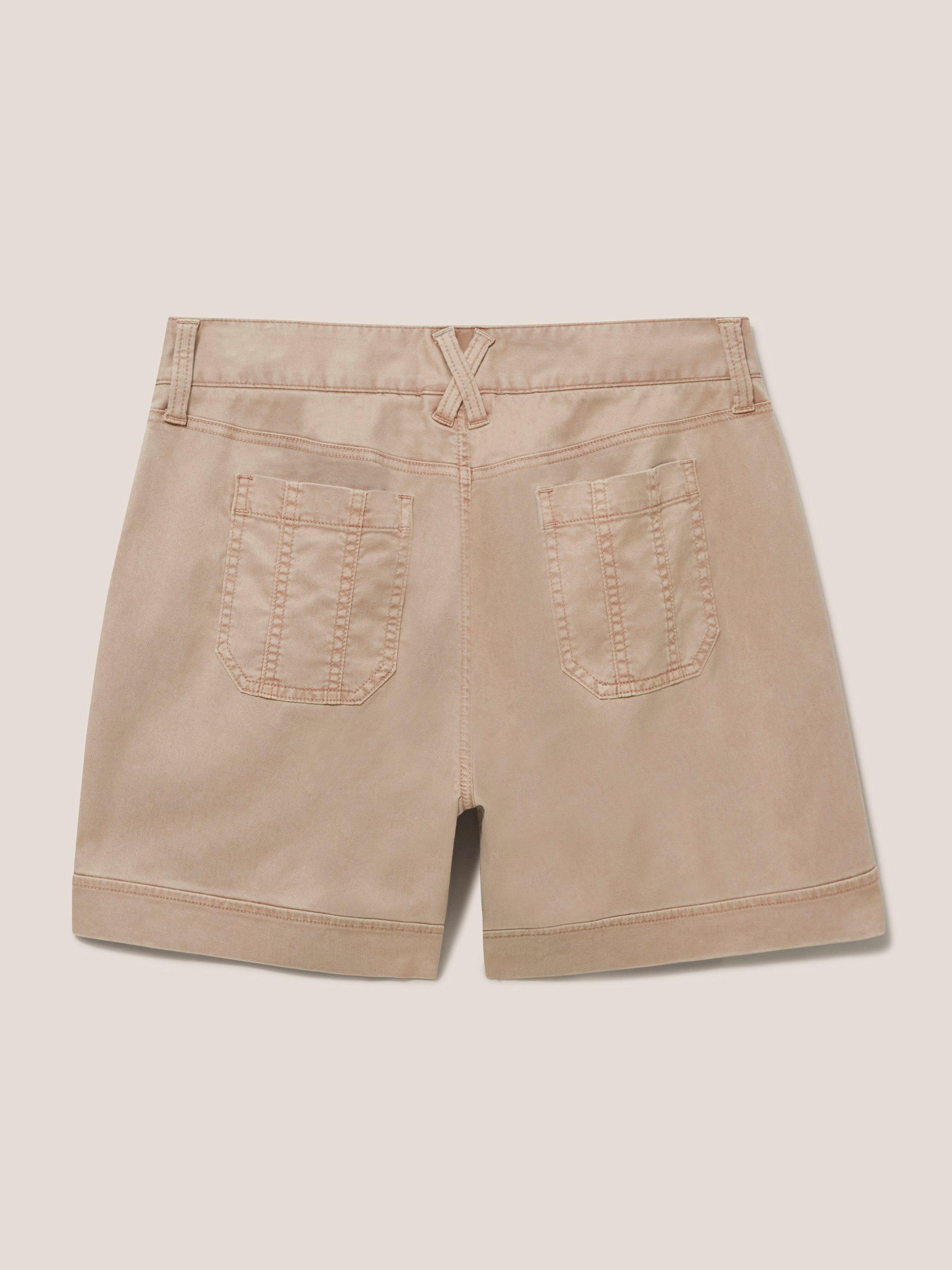 Mollie Combat Shorts in DK NAT - FLAT BACK
