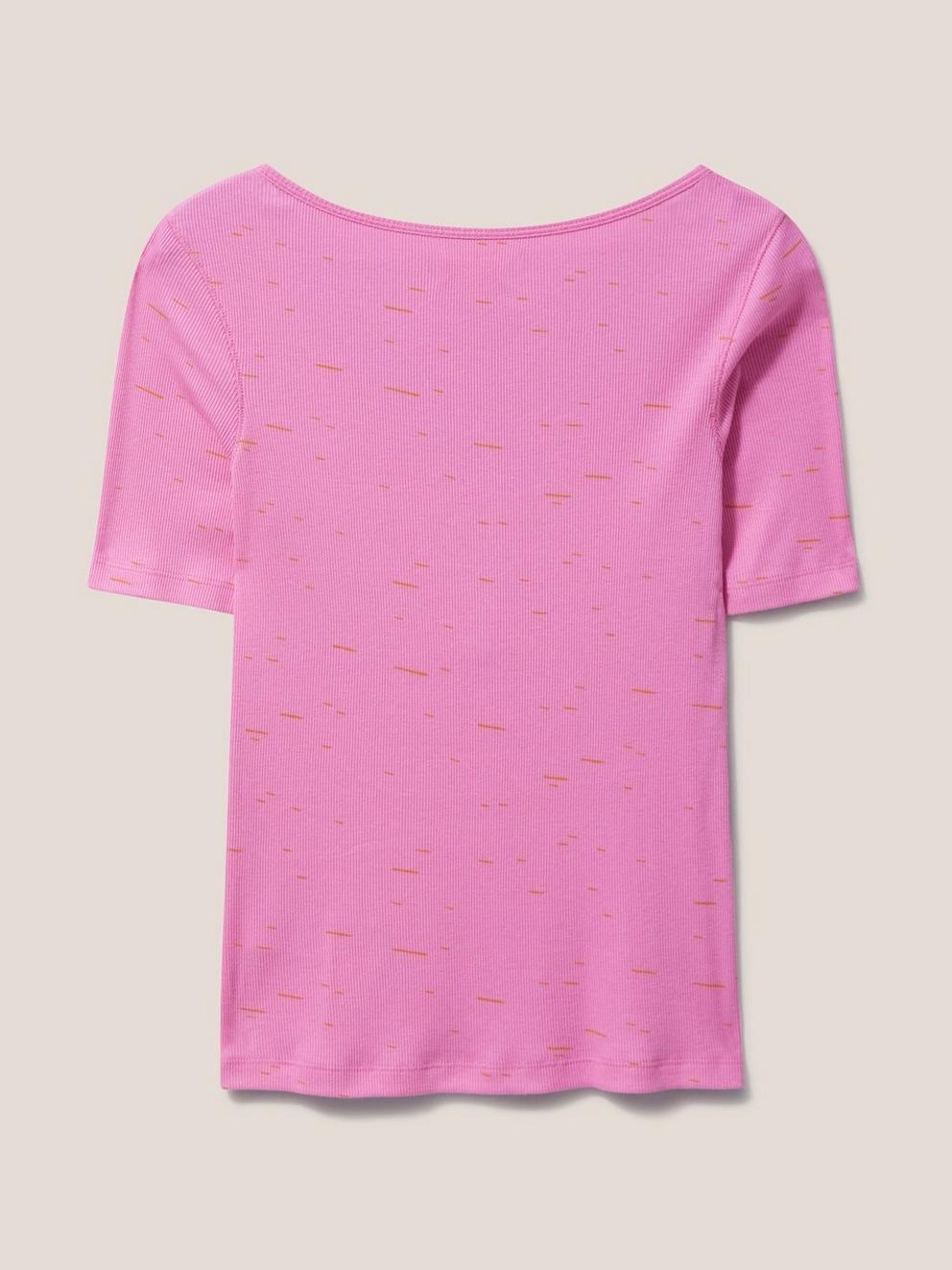 SHERBET TEE in PINK PR - FLAT BACK