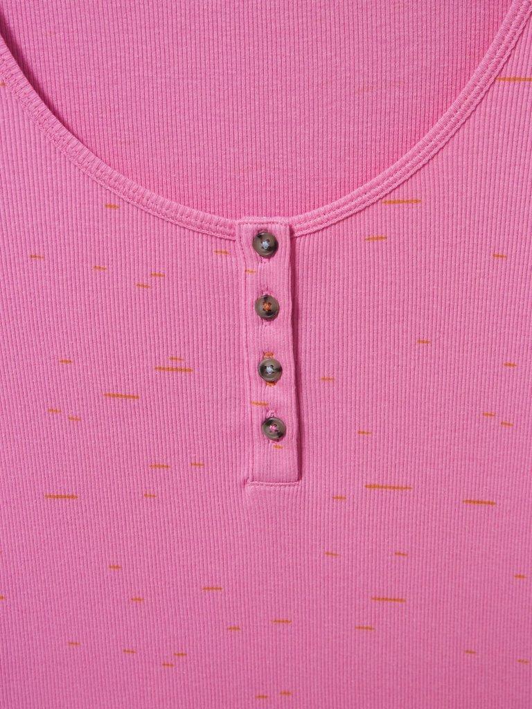 SHERBET TEE in PINK PR - FLAT DETAIL