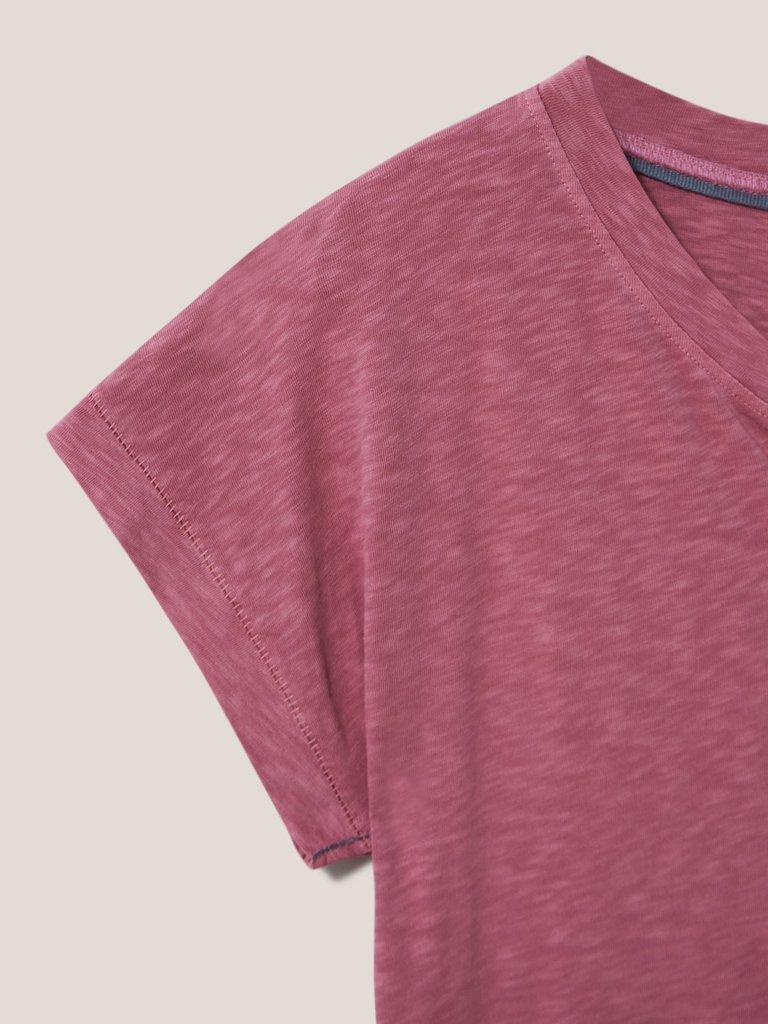 NELLY TEE in DUS PINK - FLAT DETAIL