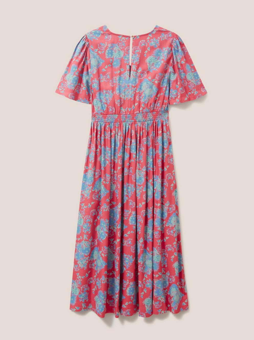 Lucy Dress in PINK MLT - FLAT BACK