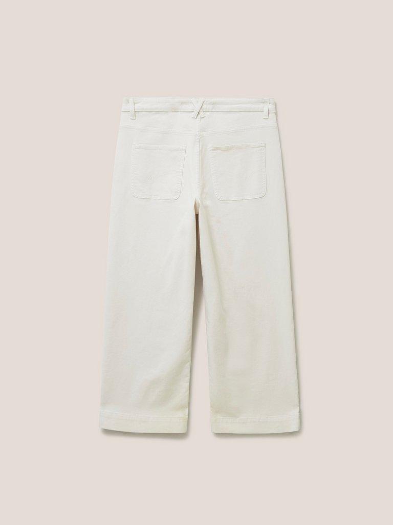 Tia Wide Leg Cropped Jean in LGT NAT - FLAT BACK