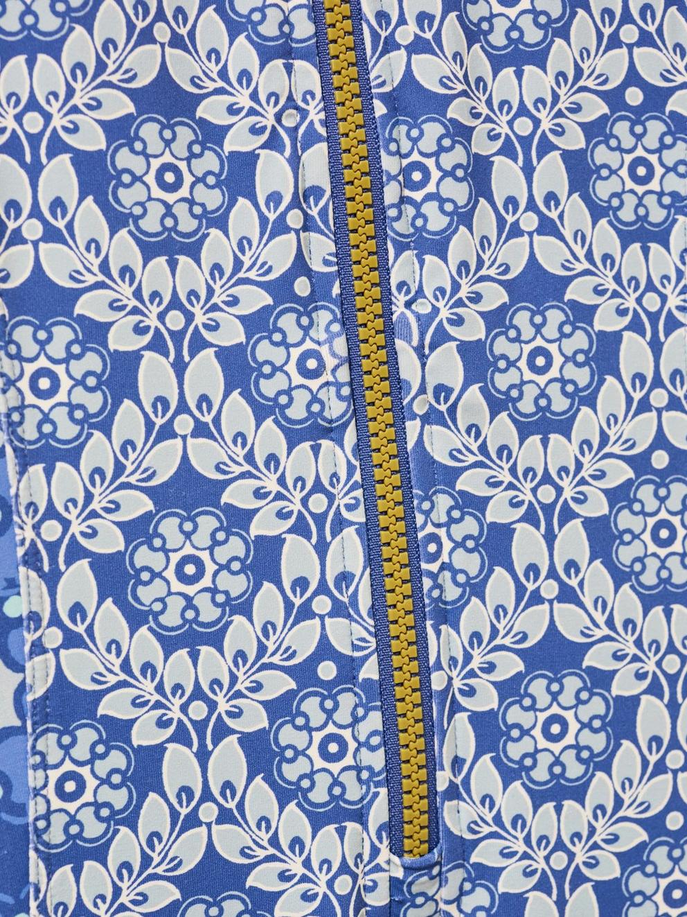 Berri Swimsuit in BLUE MLT - FLAT DETAIL