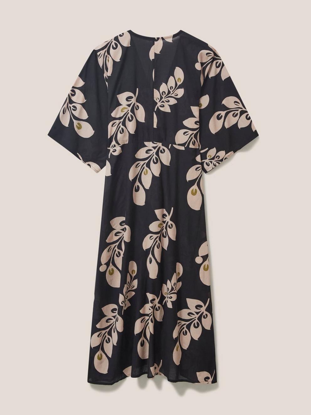 Cleo Cover Up in BLK MLT - FLAT BACK