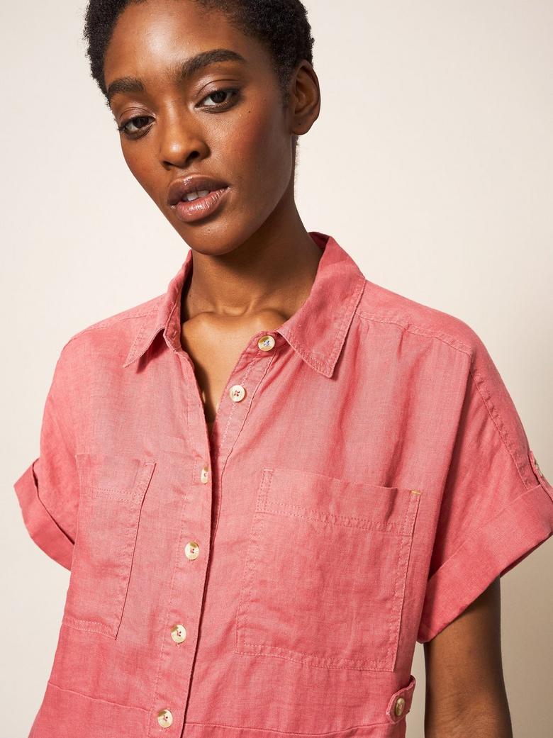 White Stuff Women's Reno Linen Shirt Dress eBay