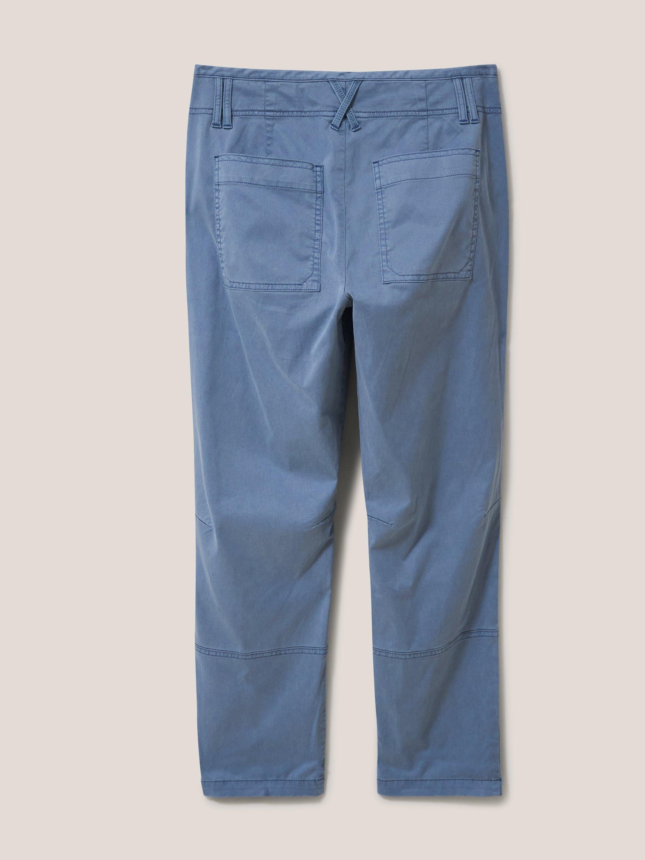 Blaire Trouser in LGT BLUE - FLAT BACK