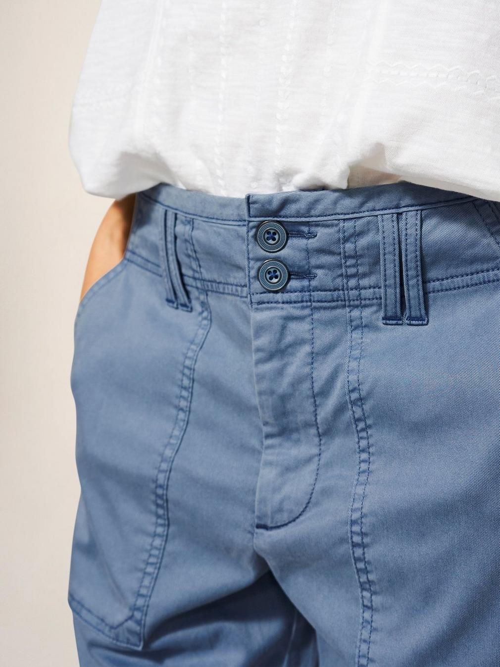 Blaire Trouser in LGT BLUE - MODEL DETAIL