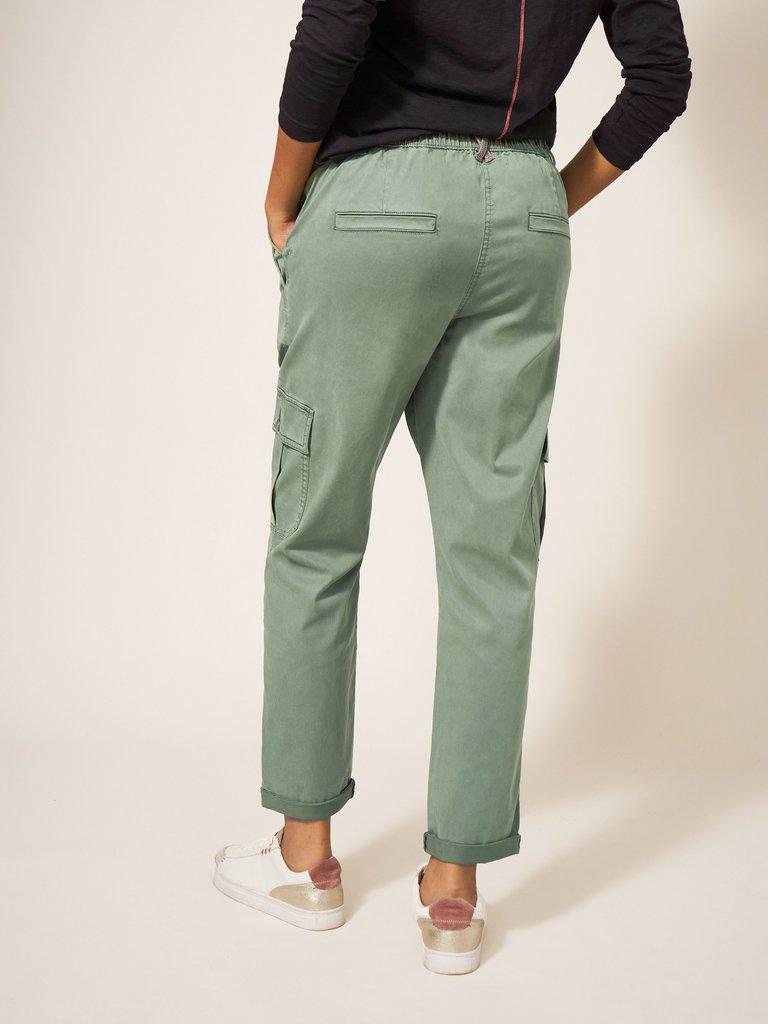 White Stuff Everleigh Cargo Trouser, Mid Green