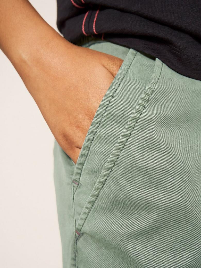 White Stuff Everleigh Women's Cargo Trousers Mid Rise Comfy Ladies Cropped Pants